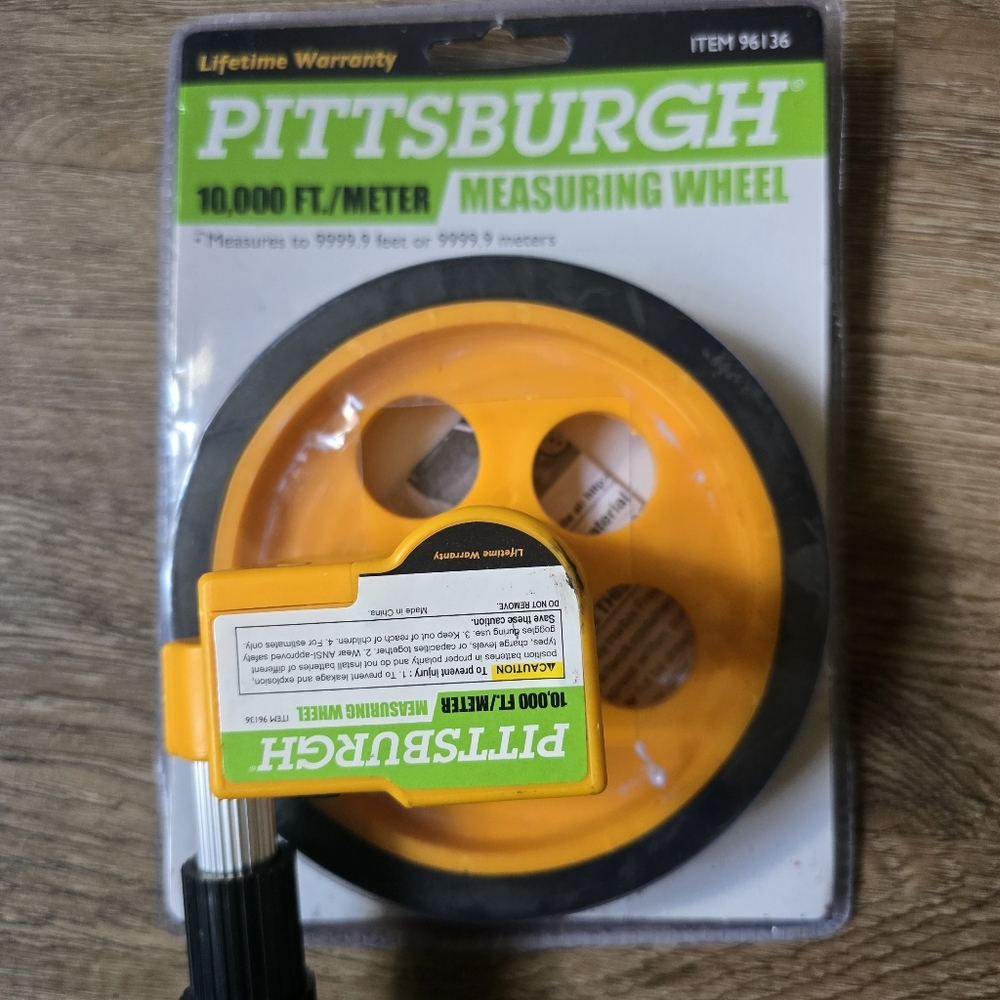 Pittsburgh Yellow Measuring Wheel for Home Kitchen.!!! Batteries Not Included
